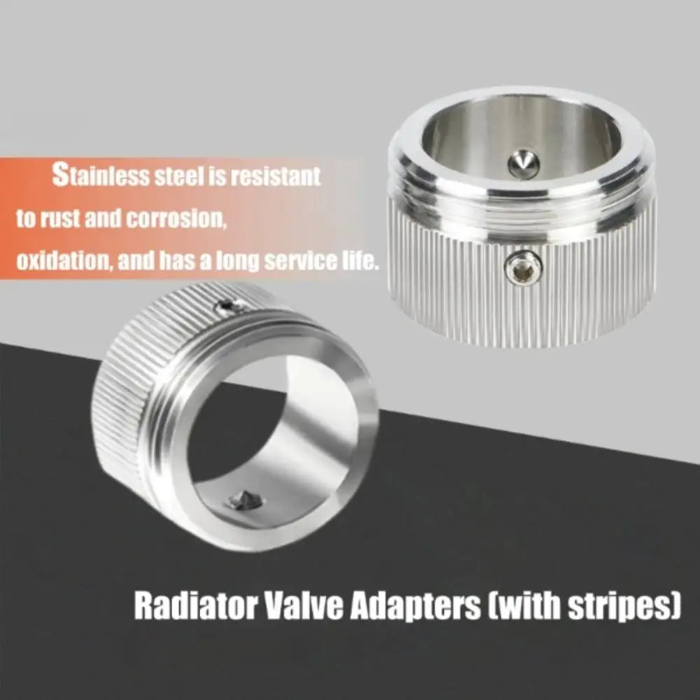 M30 X 15 Thread Radiator Valve Thermostat Head Quick Fixing 22mm Inner Diameter Radiator Thermostat RA Adapter With Strips Vue