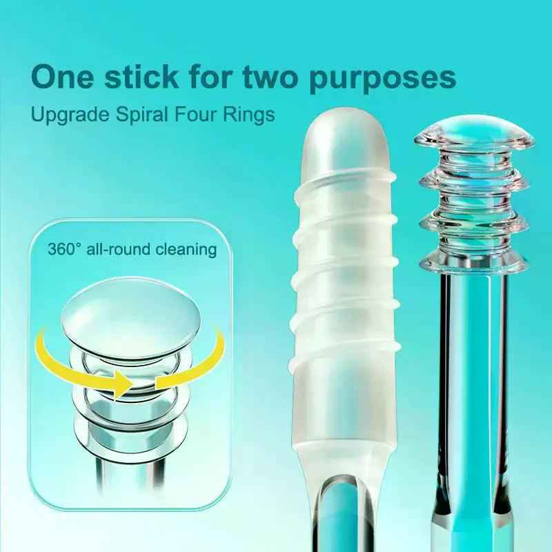 Ear Cleaner 24Pcs Sticky Double-headed Earpick for Consistent Ear Care and Comfort Vue