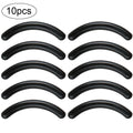 10/20/50PCS Eyelashes Styling Tool Eyelash Curler Makeup Curling BeautyReplacement Pads Women's Lash Rubber Curler Refills Pads Vue M109 10pcs Black
