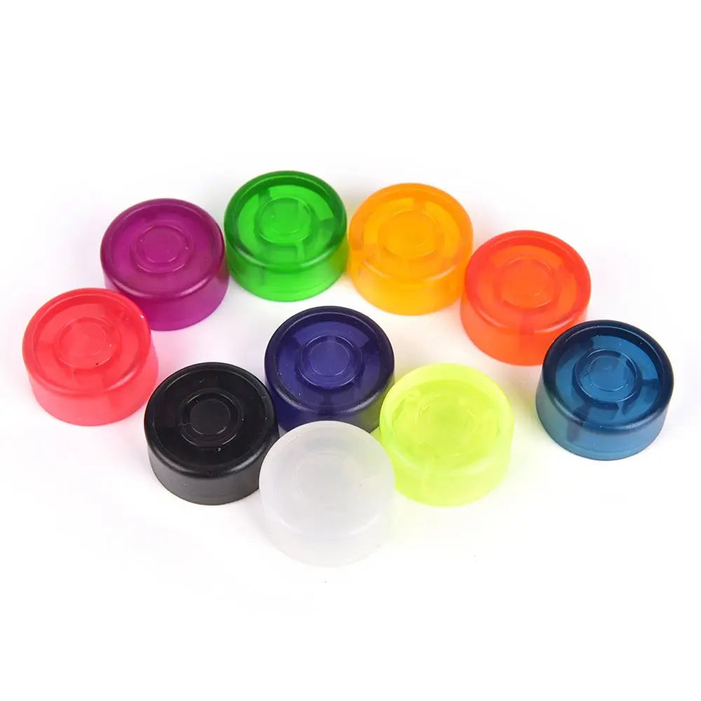 10Pcs/pack Amplifiers Candy Cover Button Bumper Footswitch Topper Protector Guitar Switch Pedal Cap Knob Cap Foot Nail Cap Vue