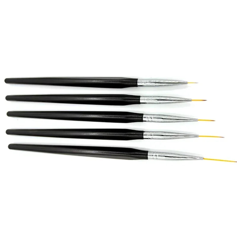 1Pc Nail Art Liners Striping Brushes Long Thin Fine Line Drawing Detail Painting Blending Acrylic Nails Supply Nail Art Brush Vue