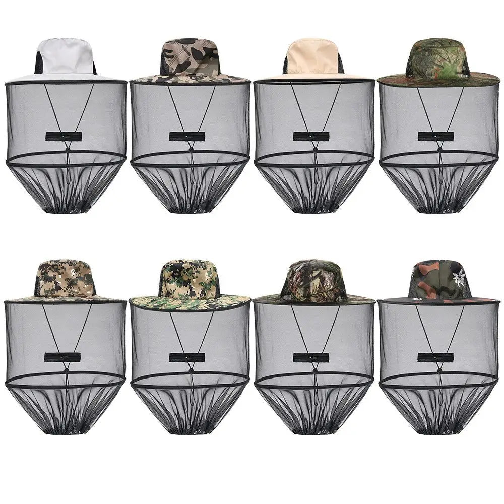 Fashion Casual Insect Bee Protection Foldable Fishing Cap Mosquito Vue
