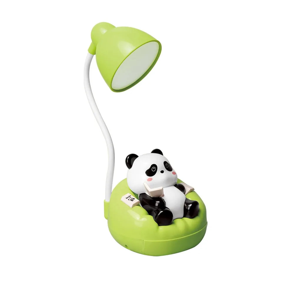 Chargeable Sofa Panda Nightlight Ornament USB-C 360° Adjustable Panda Mobile Phone Bracket Cartoon Children's Sleep Light Vue Green