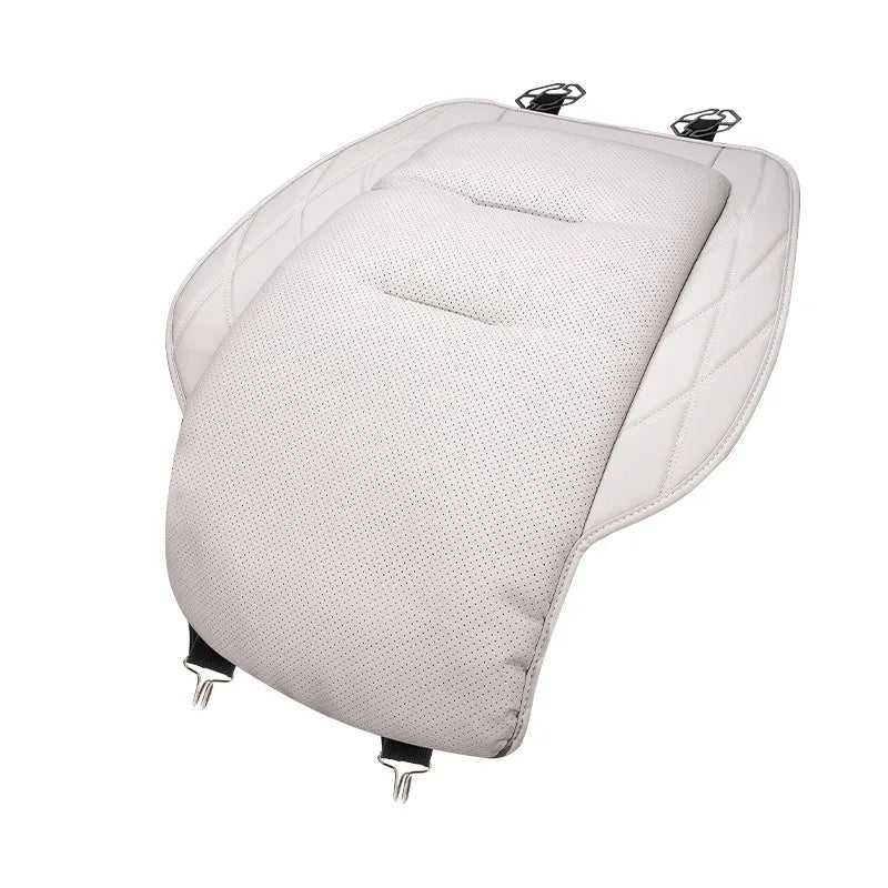 For Mercedes Benz A B E-Class CLA GLC GLB AMG Breathable Leather Car Seat Cushion,Non-Slip Car Interior Backrest Mat Accessories Vue