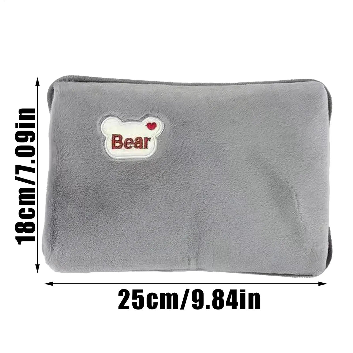Hot Water Bottle Leak-Proof Rechargeable Hand Warmer Hot Water Bag with Soft Cover for Winter Cold Weather Period Cramps Muscles Vue