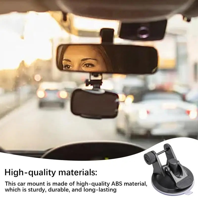 Universal 68mm Suction Cup Dash Camera Mount | 180° Adjustable Dash Camera Mount Vue