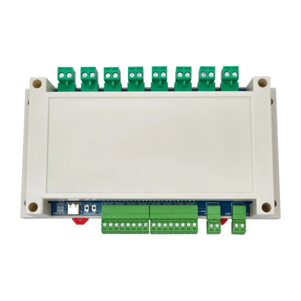 ESP32 Modbus RTU 8CH MOSFET Module RS485 TTL UART 8 Opto-Isolated Input CH340 WiFi BT Type-C & 7-24VDC Dual Dual Power Supply Vue