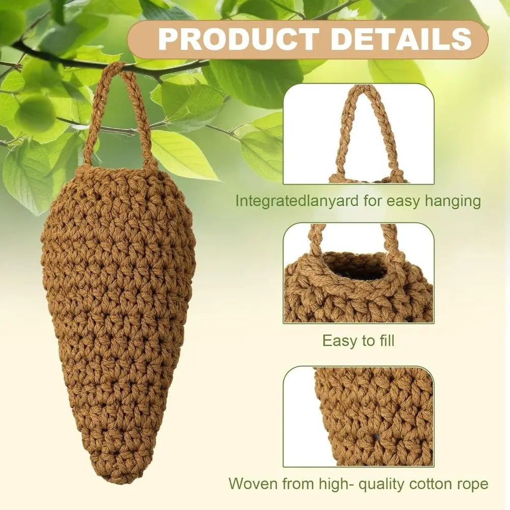 Large Size Crochet Wasp Nest Portable Design Simulation Honeycomb Hanging Wasp Traps Effectively Repelling Wasps Vue