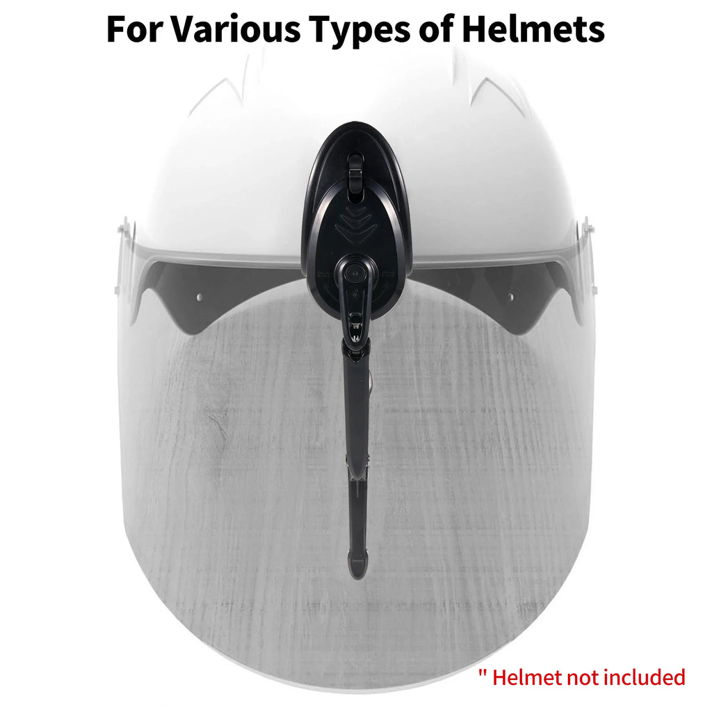 Motorcycle Helmet Wiper 2W Waterproof USB Motorcycle Helmet Windshield Wiper Mini Electric Helmet Wiper Improved Riding Safety Vue