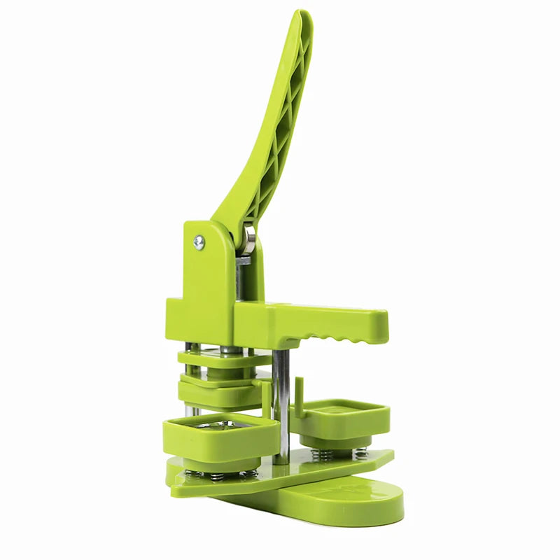 50x50mm Square Badge Maker Machine Rotary For DIY Making Refrigerator Magnets Badge/Pins Buttons Art Craft Vue Green 50mm Machine