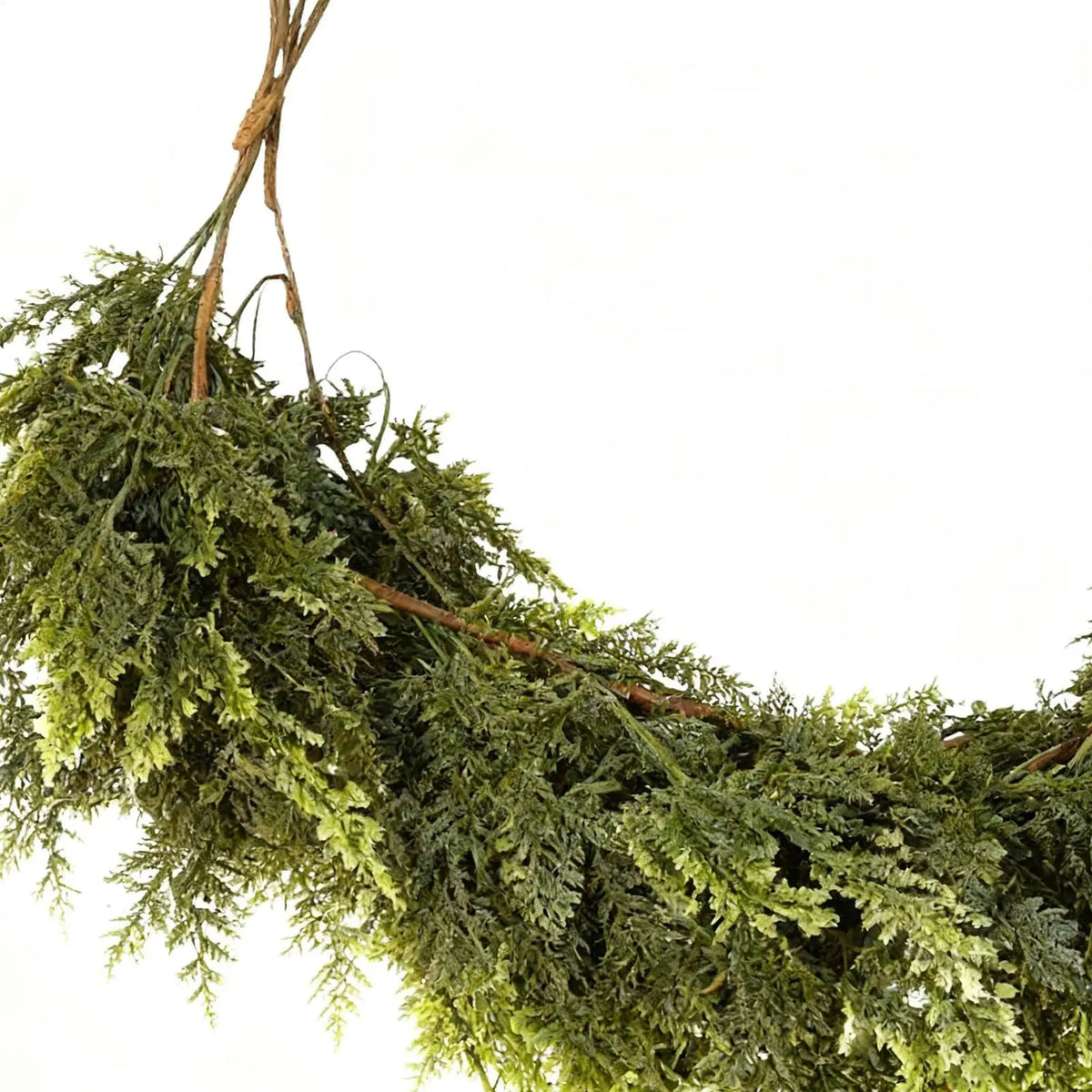1.5m/1.8m/2.7m Christmas Garland Artificial Greenery Garland Winter Pine Garland for Table Mantle Wall Indoor Outdoor Decoration Vue