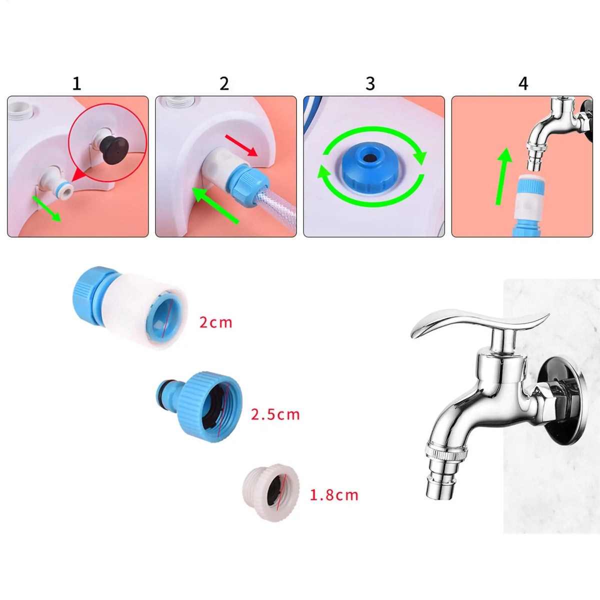 26.5x21.8cm Step-On Dog Water Fountain with 162cm Hose, Pet Drinking Dispenser Pedal, Hands-Free Sprinkler for Patio Garden Lawn Vue