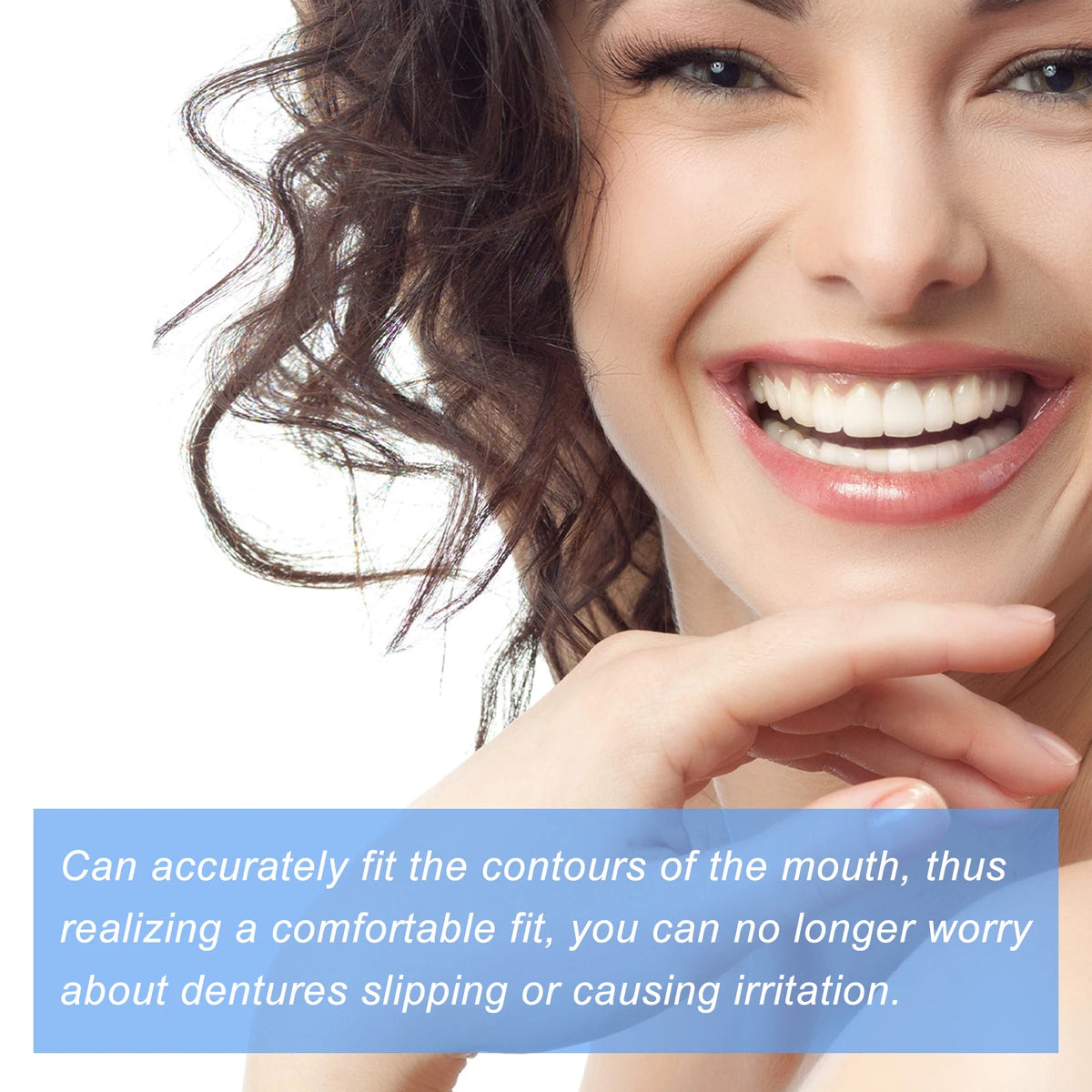 Solid Dental Gel, Soft Material for Comfortable Daily Wear with No Foreign Body Sensation, Effectively Beautifies Your Teeth. Vue