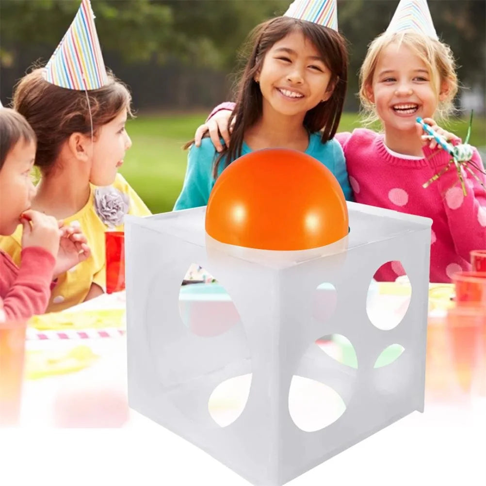 11 Holes Balloon Sizer Box Square Balloon Measurement Box for Birthday Party Wedding Decor Vue