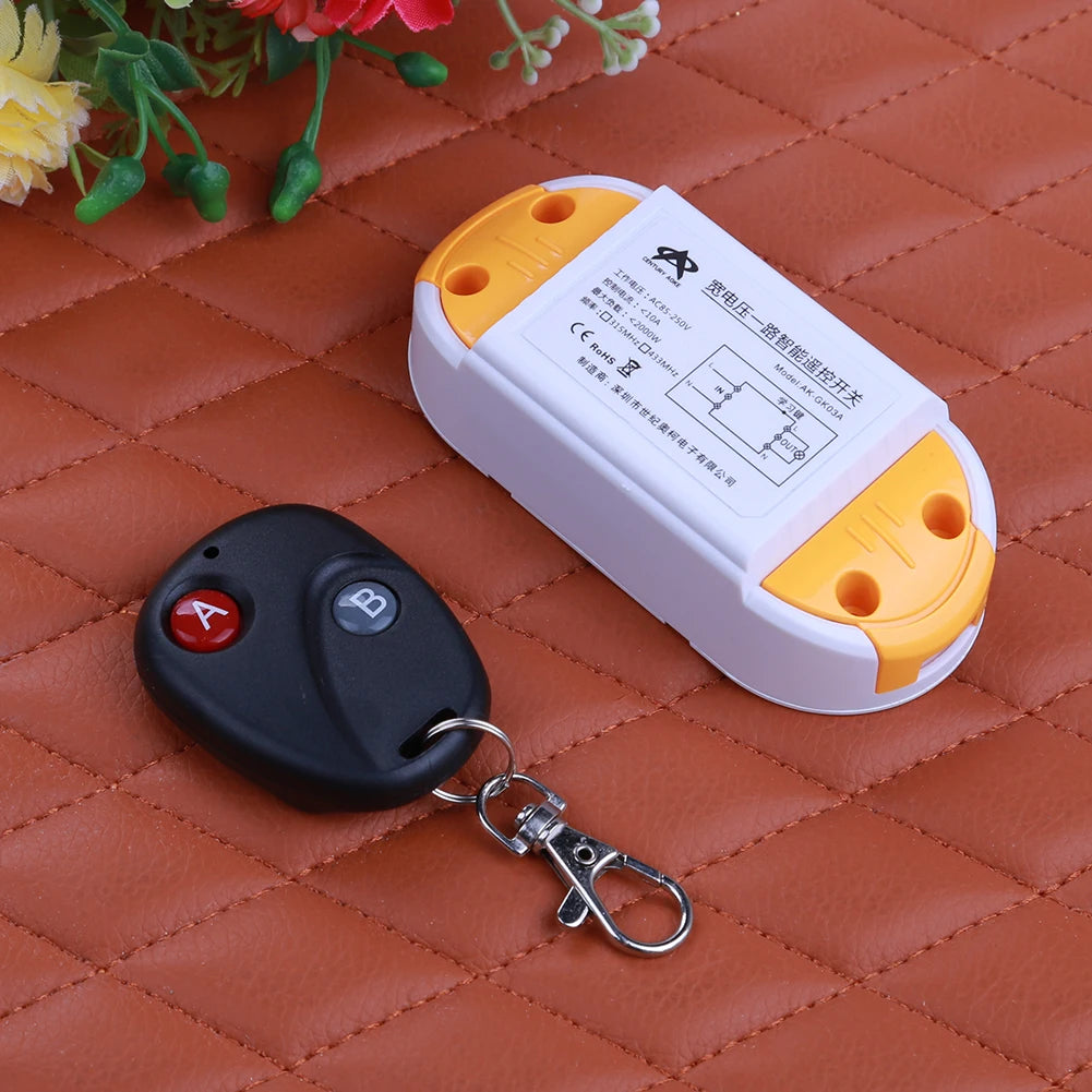 AC 220V Wireless Remote Control Switch 2000W | One-Way Wireless Remote Switch Vue China Mainland