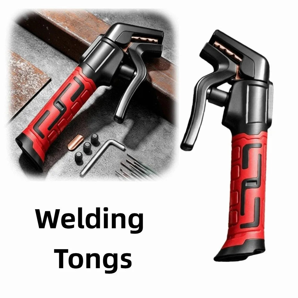 Copper Cable Welding Electrode Holder High Temperature Anti-Scalding Welding Clamp Stable Heat Resistant Welding Accessories Vue
