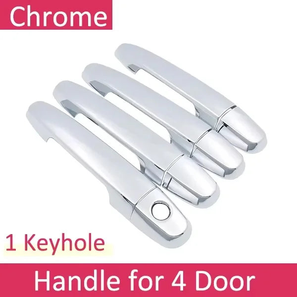 Door Handle Cover Trim For Toyota ist Scion xA xD XP60 XP110 2002~2016 2005 2007 Car Luxurious Gloss Accessories Smart Stickers Vue 1Keyholes 4door