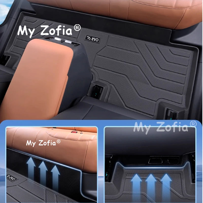 For Galaxy Starship 7 EM-i EX5 EM-i 2025 2026 Car TPE Floor Mats Full Cover Cargo Liner Waterproof Trunk Mat Accessories Vue
