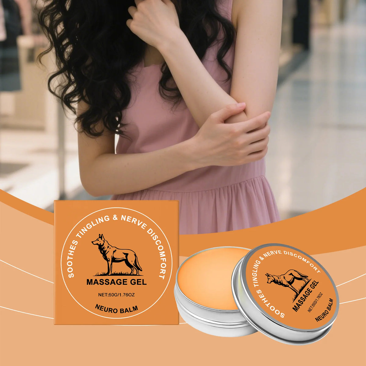 Joint Care Balm - Daily Relief for Joint Discomfort, Cooling Sensation, Boosts Vitality, External Use Moisturizing Balm Vue
