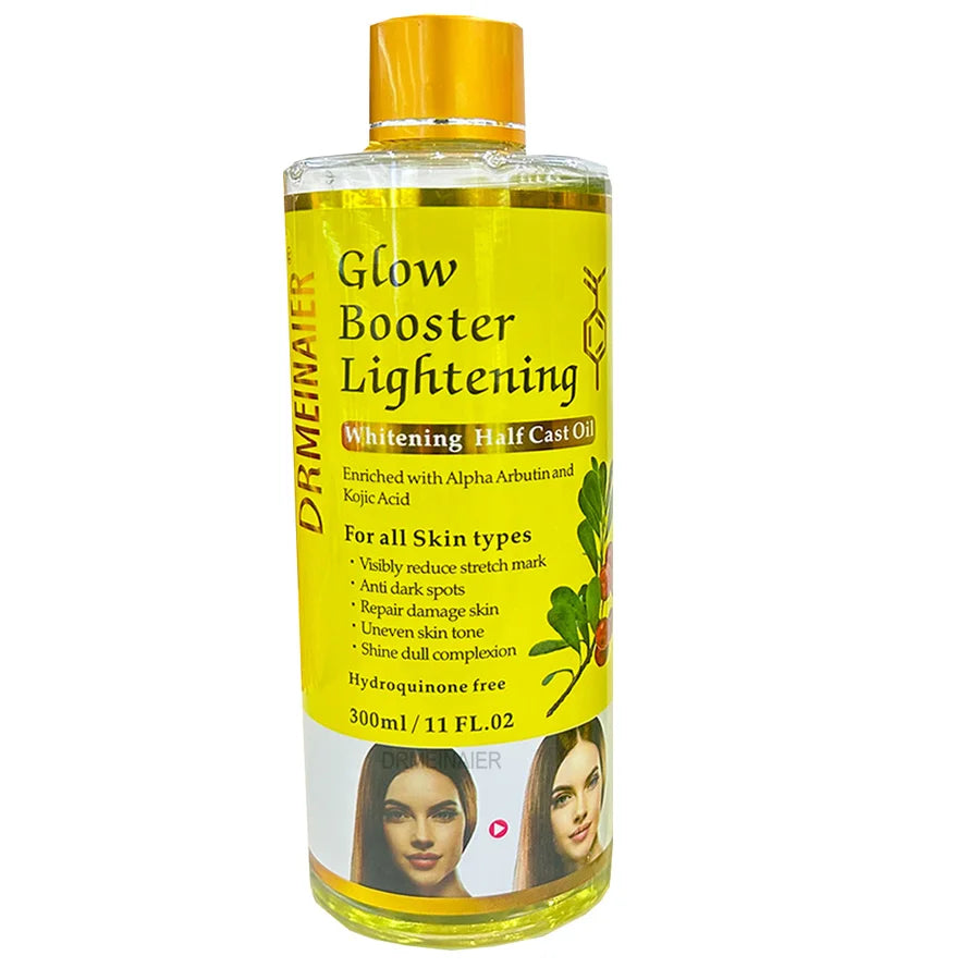 200ml Alpha Arbutin And Kojic Acid Whitening Serum Glow Booster Cast Oil Reduce Stretch Mark And Dark Spots Repair Damage Skin Vue 300mlx1 piece