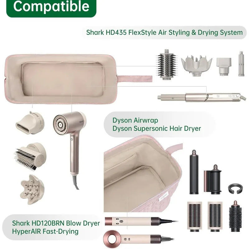 Fashion Portable Hair Dryer Multifunctional Storage Bag Pouch Waterproof Straightener Organizer Suitable for Dyson Hair Dryer Vue