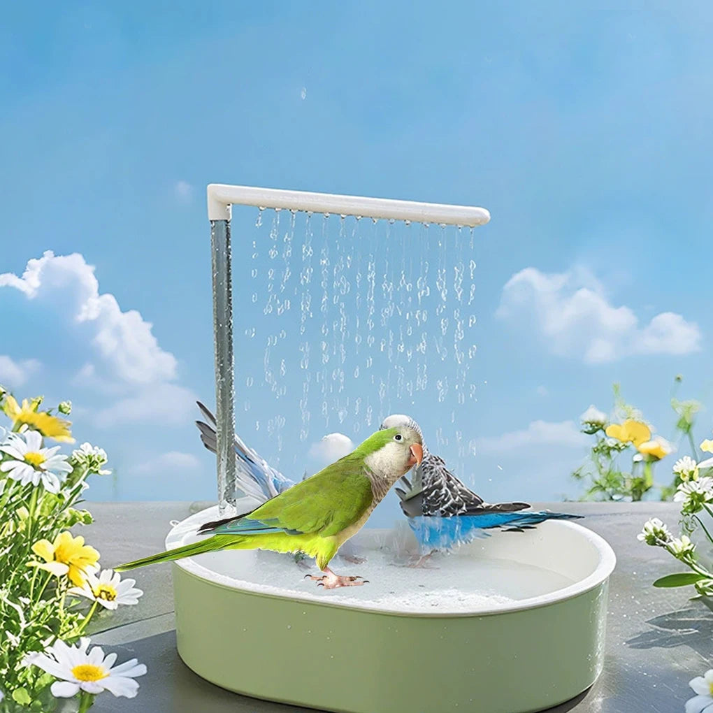 Bird Bath Shower for Parrots, Canaries & Small Birds Bird Bath Shower Vue