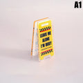 Acrylic Desk Decoration Leave Me Alone I'm Busy Humorous Office Vue A1