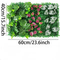 Artificial Green Wall Panels Faux Jungle Grass Decor for Home Garden Vibrant Greenery Mats for Outdoor Patio Weddings Christmas Vue Y32