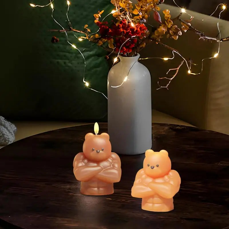 Silicone Bear Mold – Candle, Soap & Resin Casting Mold Silicone Craft Mold Vue