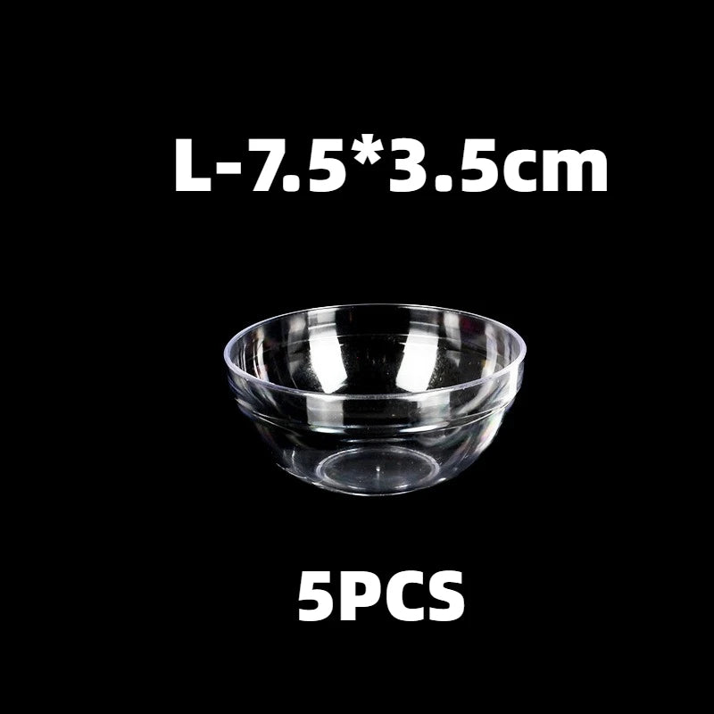 5 Pcs Container Skin Care Tools Cream Lotion Holder Essential Oil Bowl Cosmetic Mix Bowl Facial Mask Prep Measuring Bowl Vue L