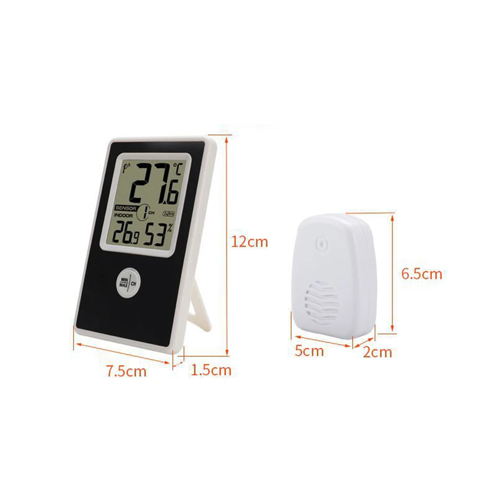 ALLOYSEED Wireless Indoor Outdoor Thermometer Hygrometer Thermometer Hygrometer Vue