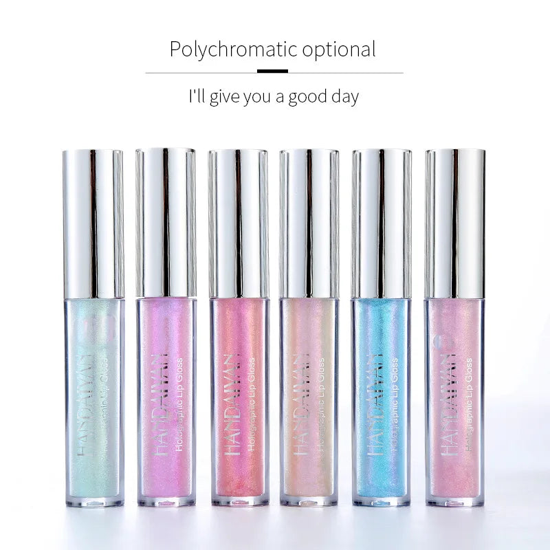 6 Color Long Lasting Moisturizing Vegan Chameleon Pearly Bright Lip Gloss Vue
