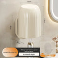 Toothbrush Storage Rack wall Mounted Drain and Wash set Independent Single cup Mouthwash cup Storage rack Vue beige