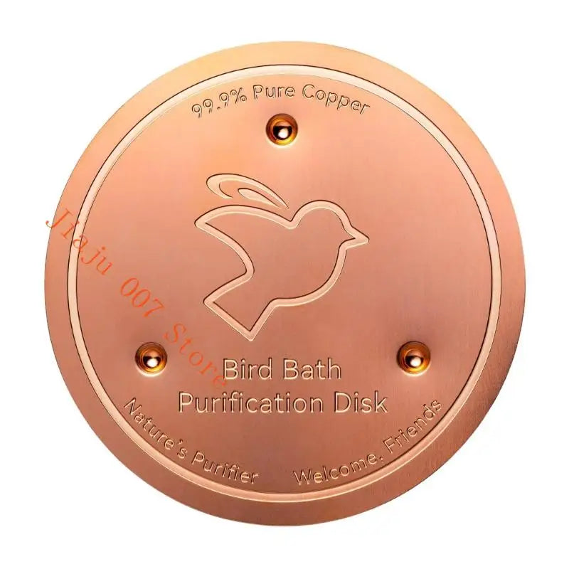 Copper Bird Bath Cleaning Disk – 99.99% Pure, 2-Pack Bird Bath Accessory Vue Scarlet China Mainland