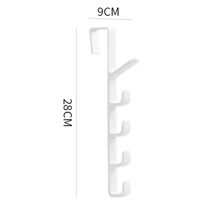 ABKW-Clothes Hook Behind The Door Clothes Rack Behind The Door Dormitory Door Hook Storage Rack Vue