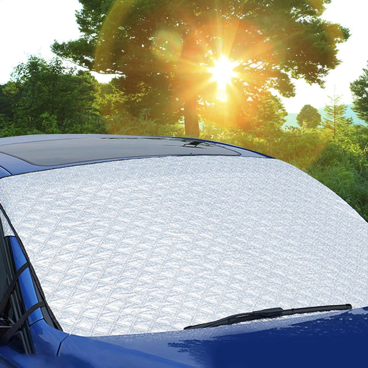 windshield Sunshade Cover Automotive Vehicle Car Sun Shades With Panels Auto Reflector Front Window Sun Shades For Summer Vue