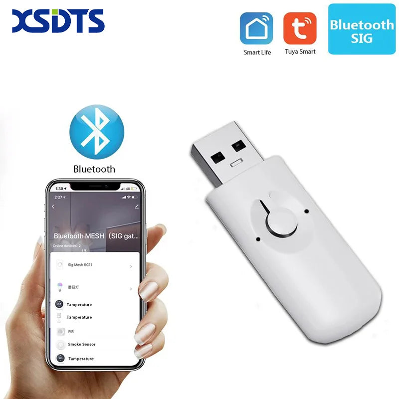 Tuya APP USB Bluetooth Gateway Smart Door Lock Wifi Hub Bluetooth Smart Wireless Adapter Remote Control Vue Tuya Gateway