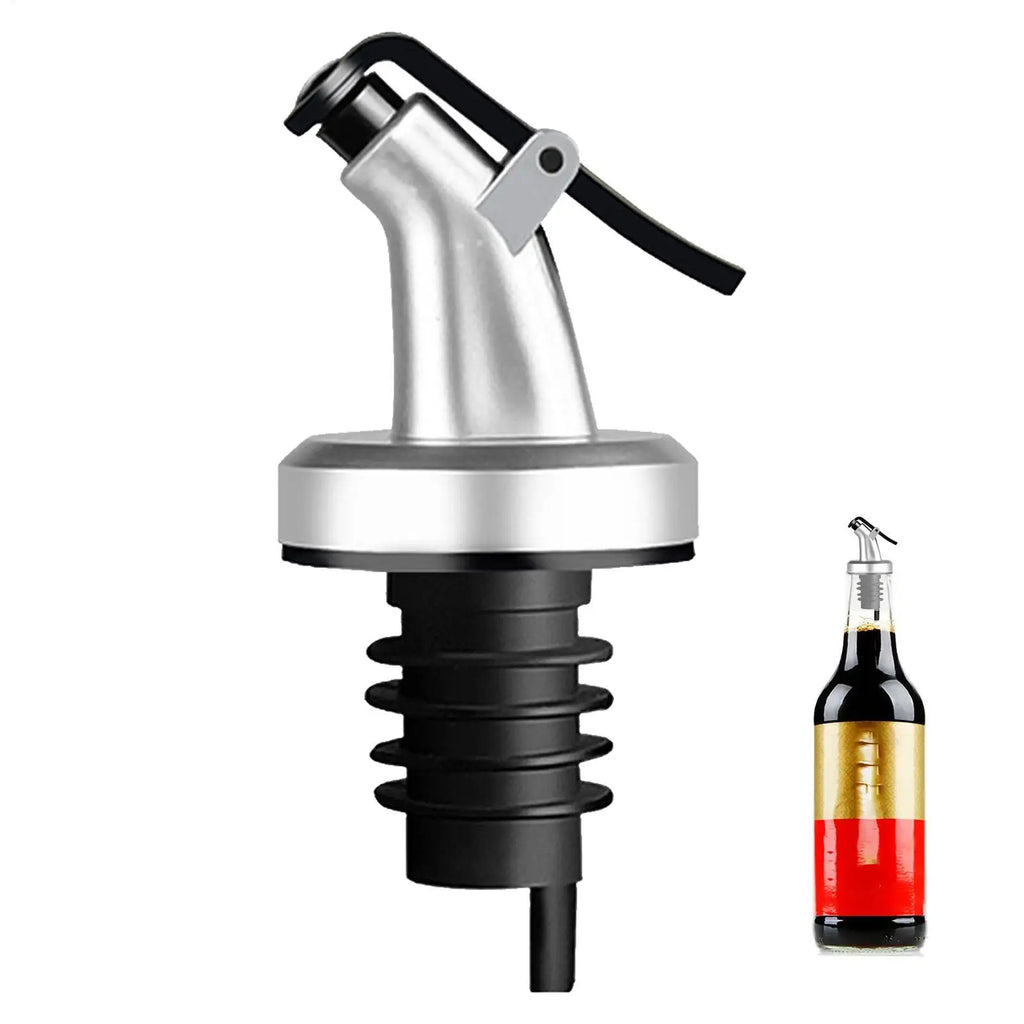 8.5x2cm Olive Oil Stopper Wine Bottle Pourer Bar Barware Spout Pourer Leakproof Wine Spout Bottle Pourer With Dust Cap Universal Vue