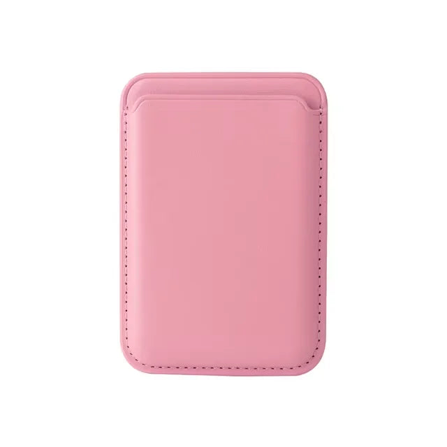 Leather Wallet Case For iPhone 15 Pro Max Magsafe Wallet Leather Compatible For iPhone 14 13 12 Card Holder with MagSafe Magnet Vue Pink 2