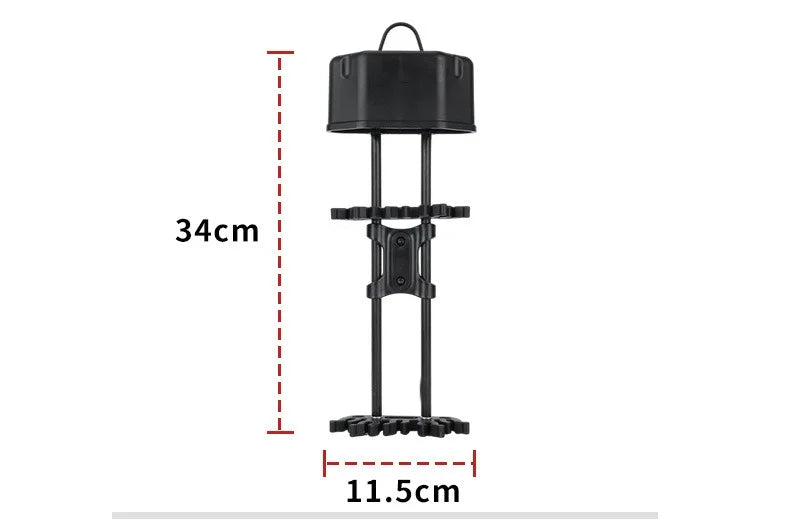 Compound Bow Cp-5 Compound Quick-release Arrow Box Five Arrows Quick Disassembly and Retrieval Bow and Arrow Storage Vue black