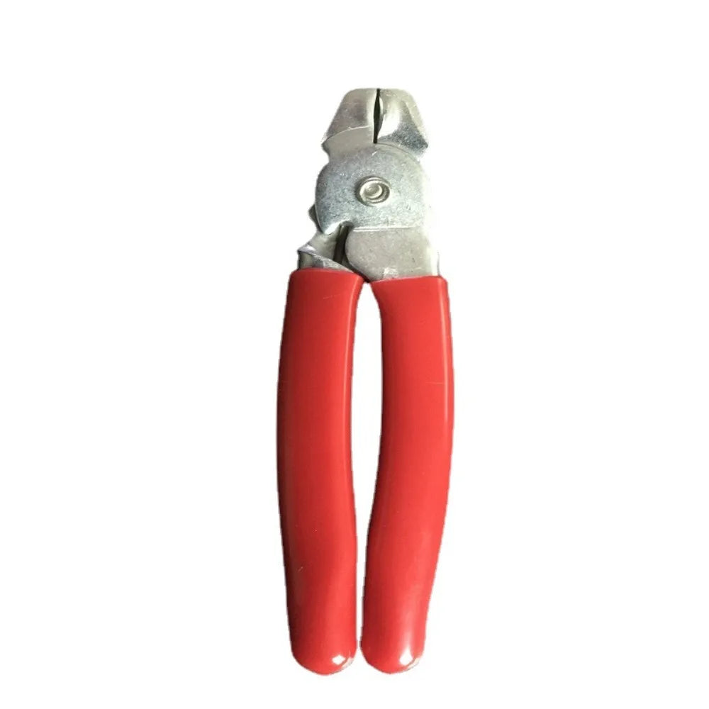 Multi-function Wear Resistant Hog Ring Pliers Durable Practical Cage Repair Pliers Sturdy Portable Cage Tong Hand Tool Vue Light Blue