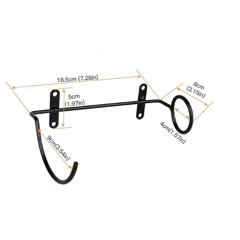 Wall-Mounted Wine Rack, Wine Bottle Display Rack, Storage Rack For Storing Drinks/Bottles 6Pcs Vue