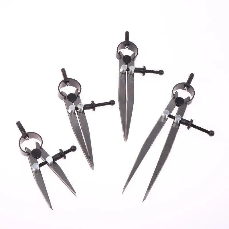 1 Piece Adjustable Compasses Gauges Leathercraft Line Marking Gauge Wing Divider Rotating Scratch Gauge Handcraft Leather Tool Vue