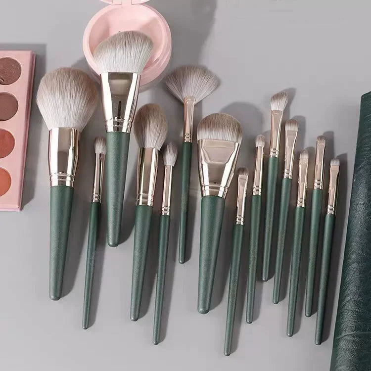 14 Piece Makeup Brush Set Soft Fluffy Eyeshadow Brush Concealer Brush Blush Makeup Brush Beauty Tool Makeup Brush Vue