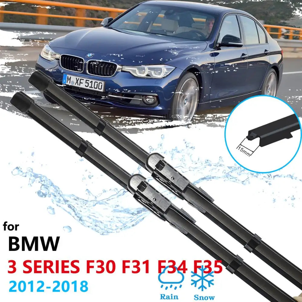 Car Wiper Blade for BMW 3 Series F30 F31 F34 F35 2012 2013 2014 2015 2016 2017 2018 Windscreen Windshield Wipers Car Accessories Vue Default Title