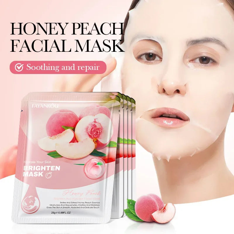 10 Fruit-Based Facial Masks, a Beauty Facial Care Product for Skin Care, Moisturizing, Brightening, Hydrating, and Firming the Skin Vue