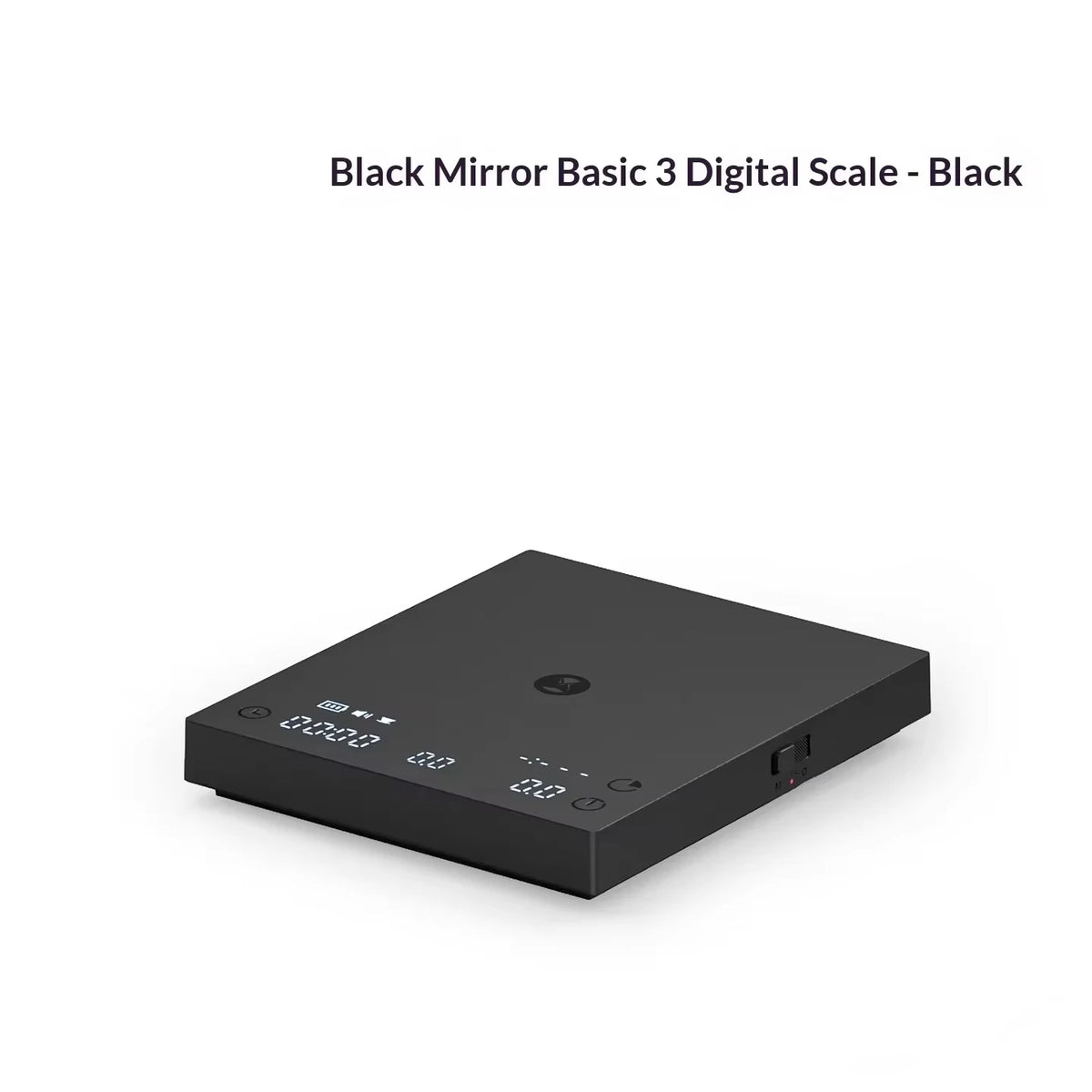 TIMEMORE Black Mirror BASIC3 Digital Coffee Scale 0.1g Accuracy Lightweight Touch Button Kitchen Scales With Weighing And Timing Vue black