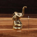 Funny Cat Brass Small Ornament Home Office Desktop Kitten Figurines Handmade Tabletop Copper Animal Sculpture Decoration Crafts Vue A9