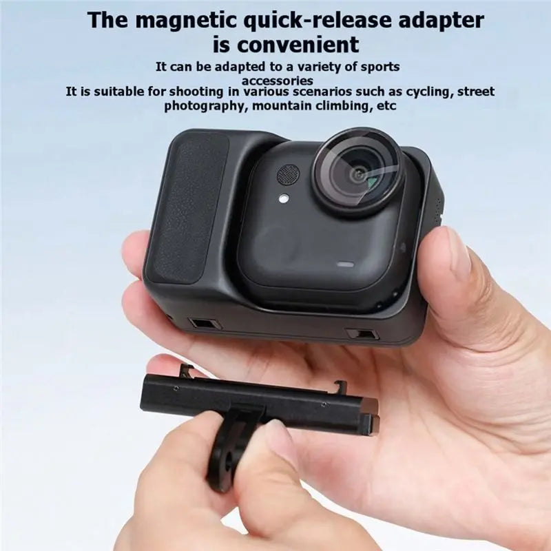 Hot-For GO Ultra Camera Accessory Magnetic Fork Adapter Quick Release Extension Mount Base Holder Vue