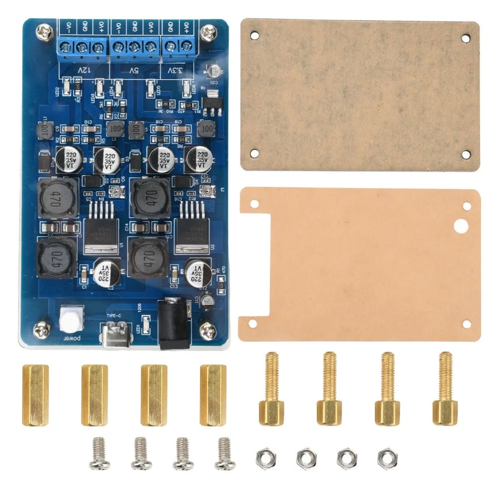 DC-DC Converter 5V to 3.3V/±4.5-±25V Output Voltage Adjustable Step-up and Step-down Power Supply Module Type-C/DC Power Supply Vue